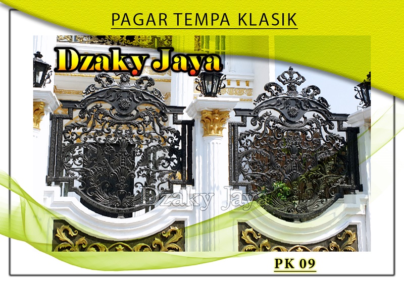pagar besi klasik mewah di Jakarta